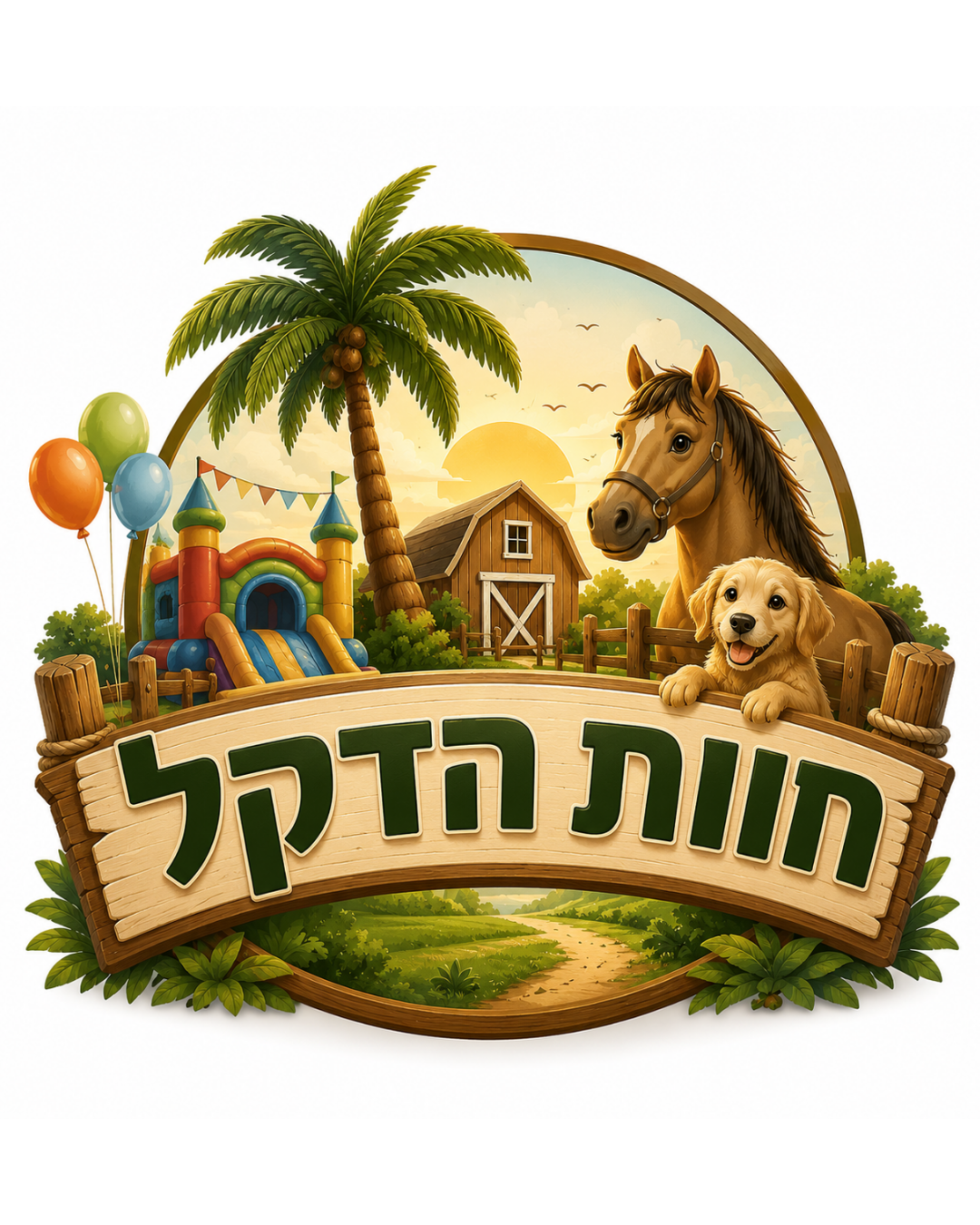 לוגו חוות הדקל